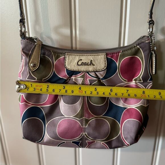 COACH 💜Colorful Monogrammed Logo Crossbody Bag - Picture 7 of 16